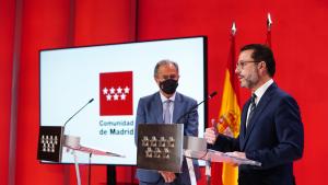 El consejero durante la rueda de prensa tras el Consejo de Gobierno