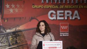 La presidenta durante su discurso