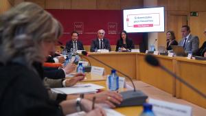 El consejero durante la reunión