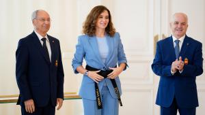 La presidenta con su cinturón de Karate