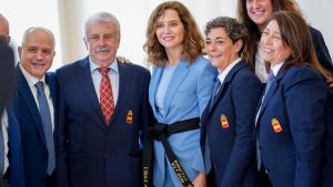 La presidenta durante el acto 
