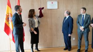 La presidenta durante su visita a la nueva sede 