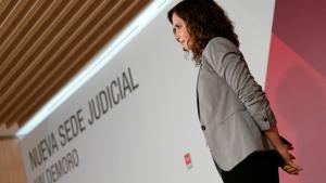La presidenta durante su visita a la nueva sede 