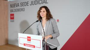 La presidenta durante su intervención