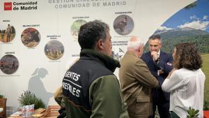 El consejero Novillo en la XI Feria Cinegética