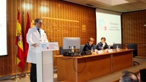 La Gerente de Hospitales del SERMAS, Mercedes Navío, en el Hospital Santa Cristina