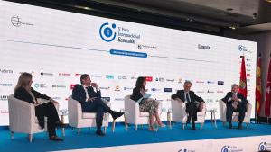 El consejero Mariano de Paco Serrano durante su participación en el Foro de Expansión 