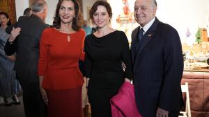La presidenta en su visita a la Casa de México en España