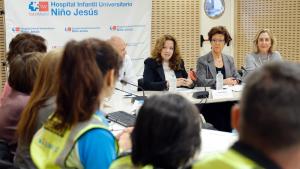 La consejera Fátima Matute durante la presentación del código de asistencia VISNNA