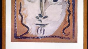 Galería Madoura Nº Inv. CE00047© Pablo Picasso - Sucesión Picasso / VEGAP Madrid 2026 Rostro femenino esquemático