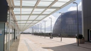 Exteriores del Hospital público Enfermera Isabel Zendal 