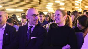 La consejera Ana Dávila durante la presentación del programa de actividades para alumnos 