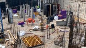 Foto5: Ene 2025 - Arranque de pilares (Vallecas)