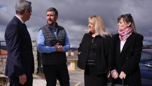 Miguel Ángel García Martín en un momento de su visita a varias actuaciones a cargo del PIR en Torrelaguna