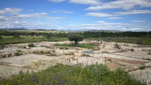 Vista de la villa romana de Valdetorres de Jarama