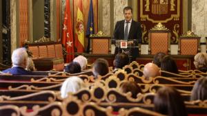 El viceconsejero Luis Martín durante la presentación de la XII edición de Bienvenidos a Palacio
