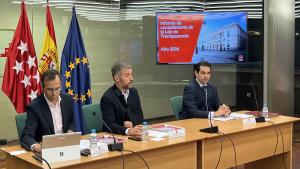 El consejero Miguel Ángel García Martín durante la presentación del Informe de Transparencia 2024