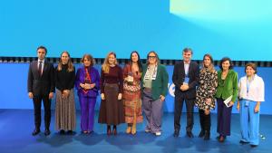 La consejera Ana Dávila durante la entrega de los premios organizados por la Fundación Moeve