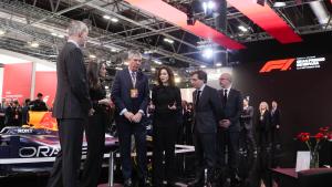 La presidenta Isabel Díaz Ayuso durante la inauguración
