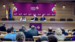 La consejera Mercedes Zarzalejo durante la jornada
