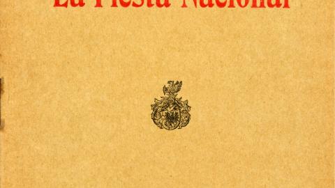 Portada de "La Fiesta Nacional" de Manuel Machado