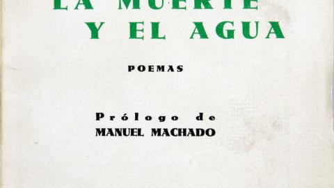 Portada "El toro, la muerte y el agua" de Agustín de Foxá