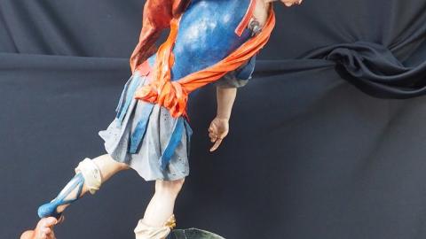 Talla de San Miguel arcángel