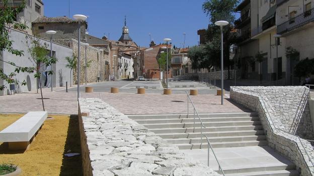Imagen de la Plaza del Zacatín en Colmenar de Oreja