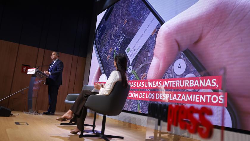 Rodrigo protagoniza el desayuno informativo de Europa Press El consejero Jorge Rodrigo durante el desayuno informativo