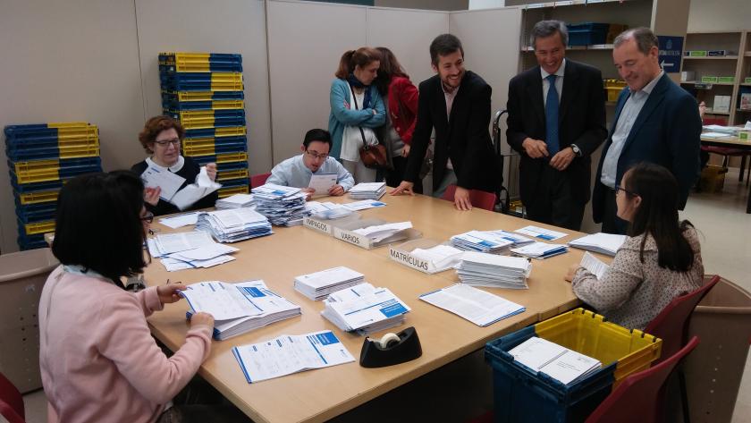 Miguel Ángel García Martín visita el Centro Especial de Empleo Prodis