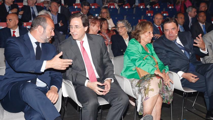 El presidente en funciones de la Comunidad de Madrid, Pedro Rollán, en la celebración del 50 aniversario del nacimiento de Calidad Pascual