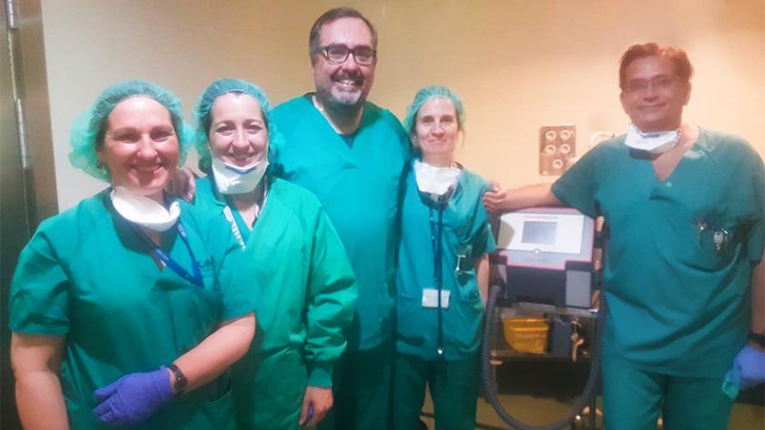 La Comunidad implanta en el Hospital Gregorio Marañón una técnica pionera en España para tratar el enfisema pulmonar severo