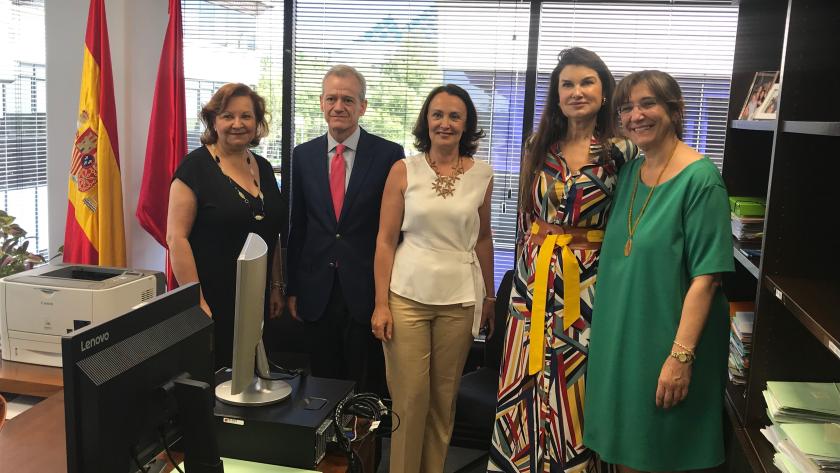 Ibarrola ha visitado en el nuevo espacio destinado a la Fiscalía