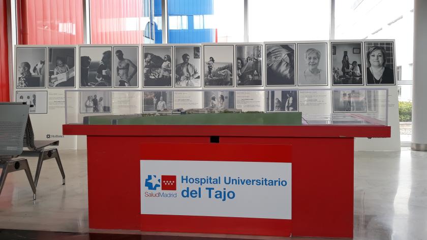 Exposición "Héroes y heroínas" en el Hospital Universitario del Tajo