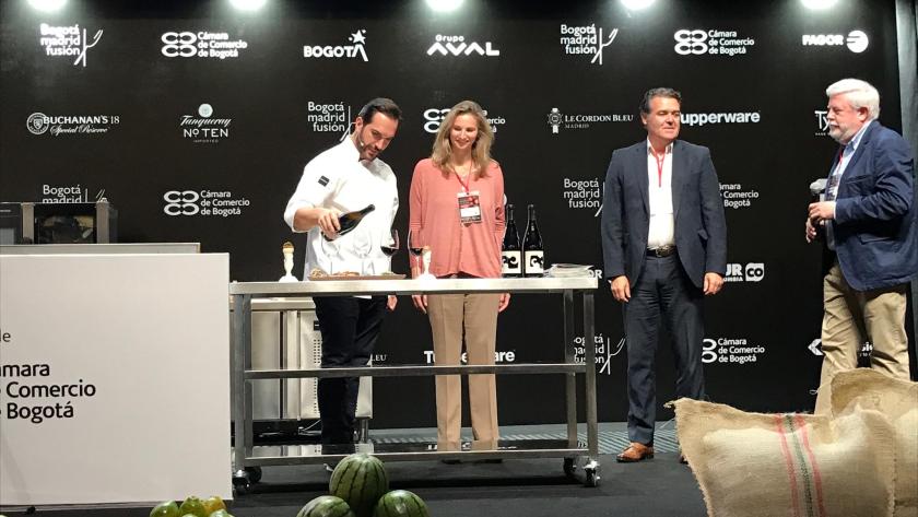 Paloma Martín en el I Congreso de Gastronomía Bogotá Madrid Fusión