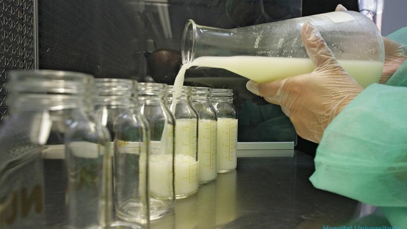banco de leche biberones