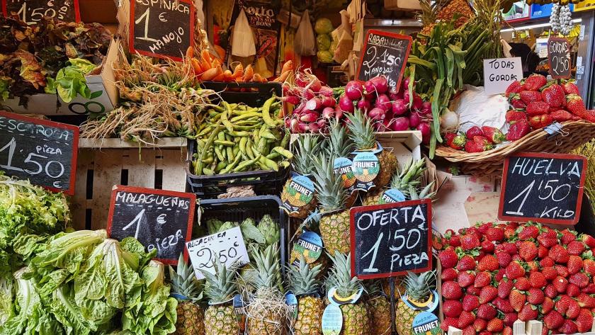 frutas y verduras mercado de frutas y verduras