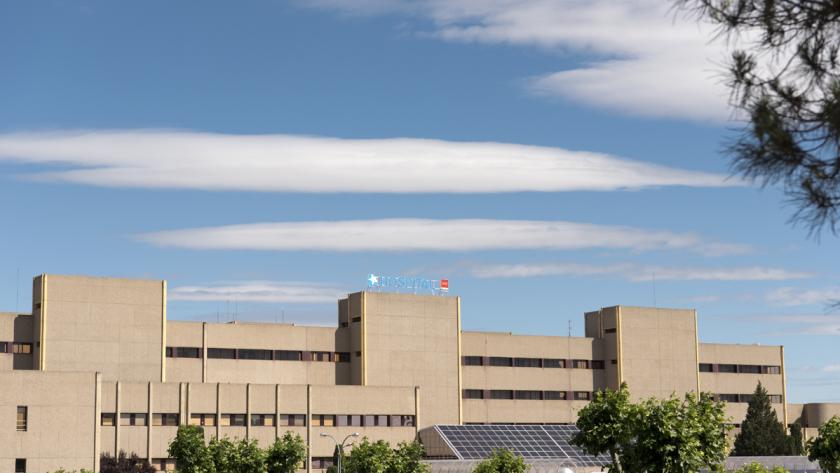 Fachada del Hospital de Getafe
