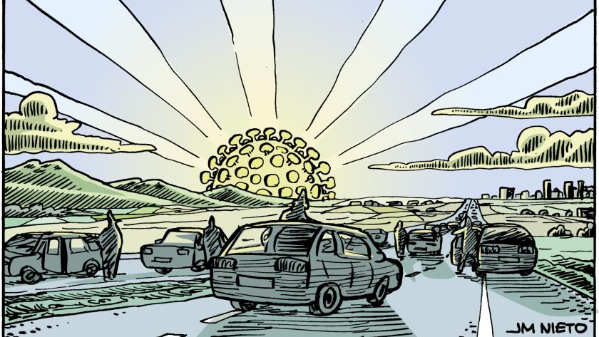 La viñeta "Apocalipsis" de JM Nieto