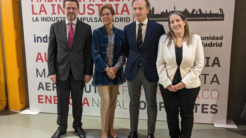 El consejero Javier Lasquetty durante el acto