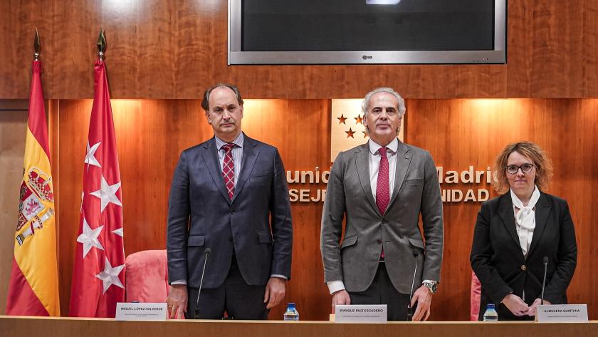 El consejero durante la presentación del nuevo sistema