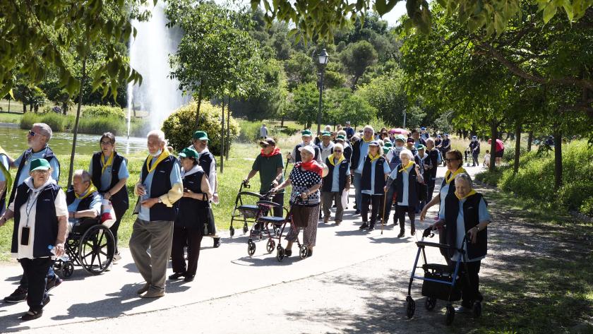 Marcha de mayores de AMAS