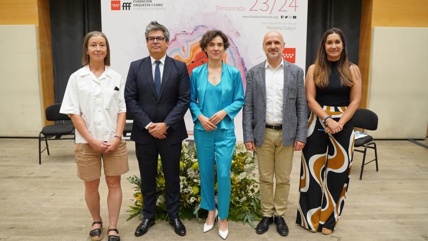 La presentación del los conciertos