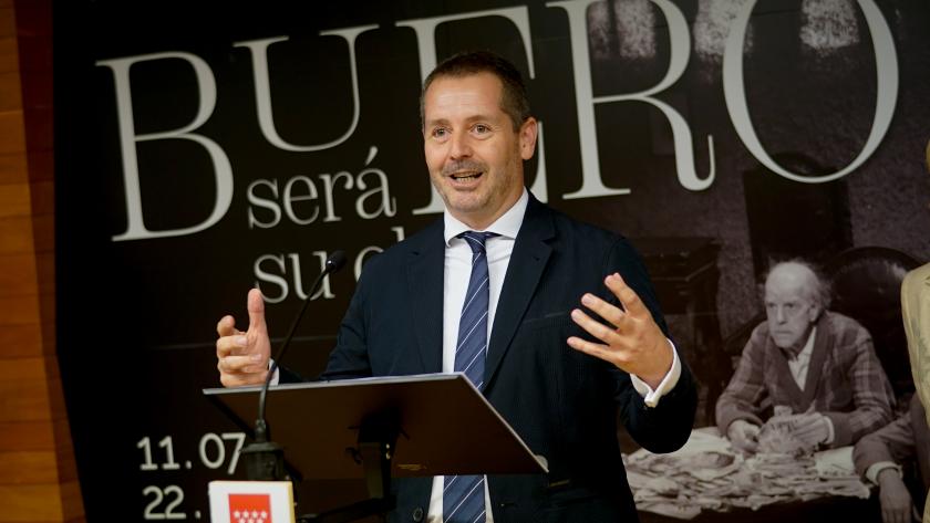 El consejero durante la inauguración
