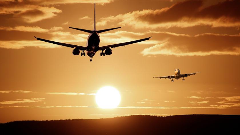 Aviones volando