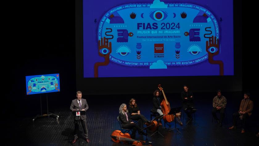 El consejero Mariano de Paco Serrano en los Teatros del Canal