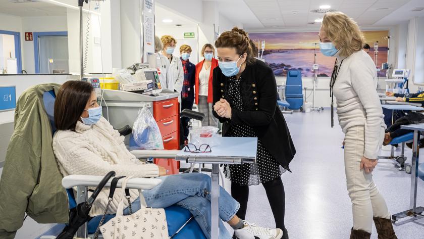 La consejera Fátima Matute durante su visita al CEIMI