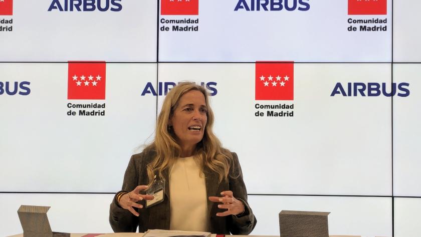 La consejera durante la presentación