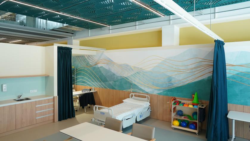 Una imagen del Centro de ELA del Hospital público Enfermera Isabel Zendal