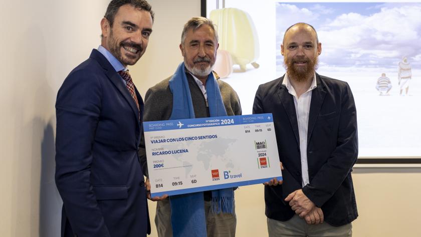 Entrega del premio al ganador